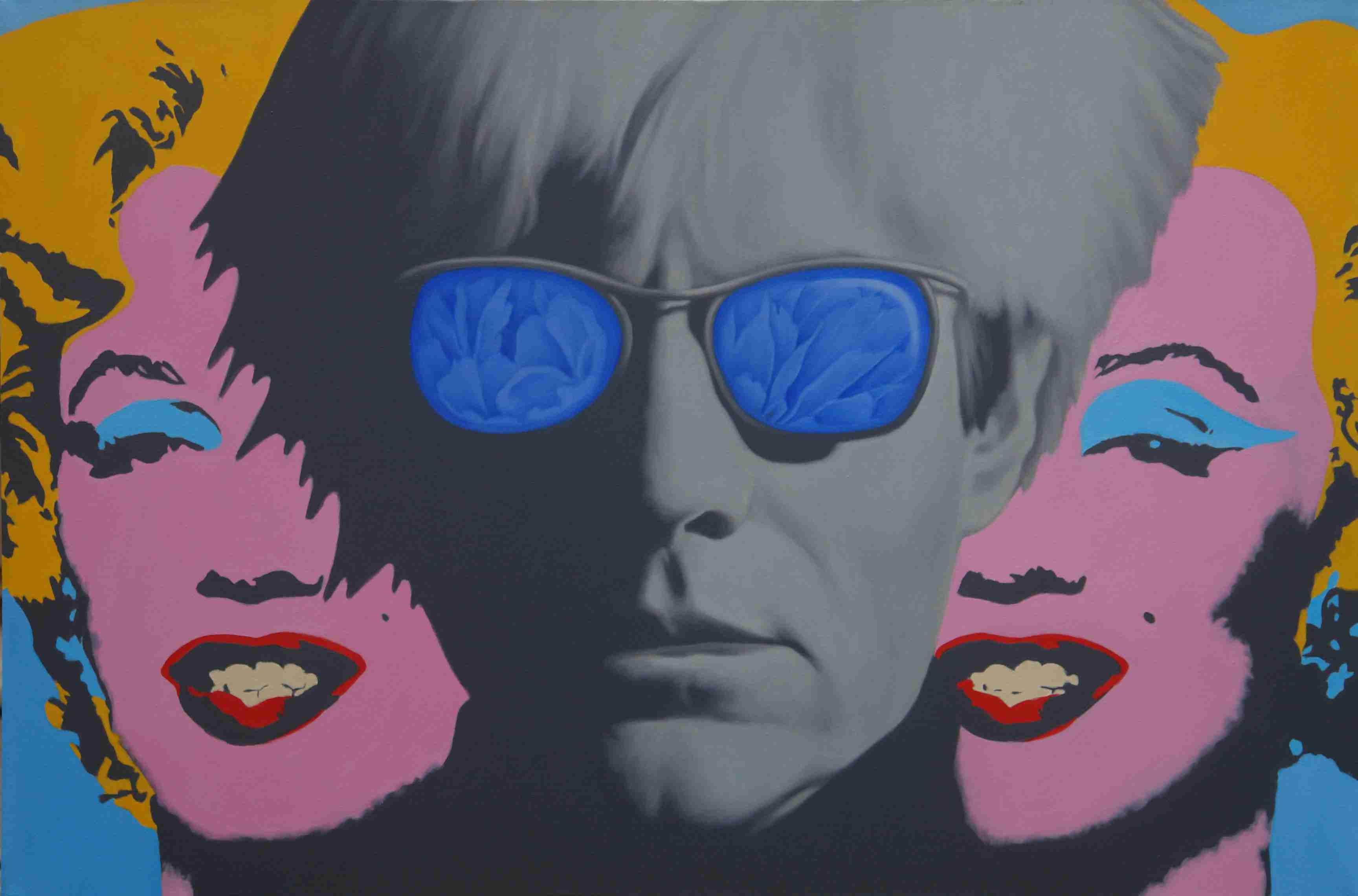 安迪沃霍尔 Andy Warhol 60x90cm  布面油画 oil on canvas